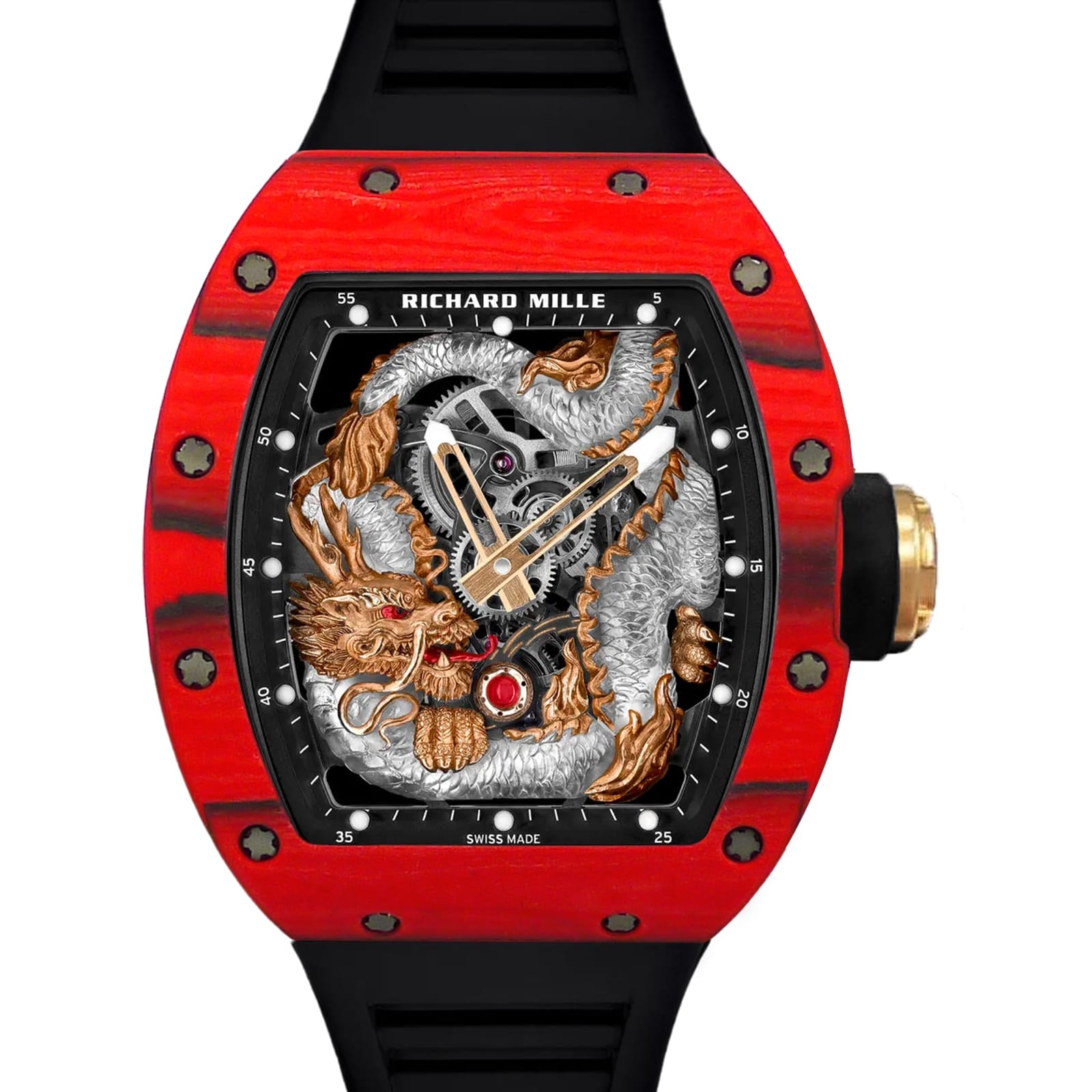 Richard Mille Replica Watch RM 57-03 Tourbillon Sapphire Dragon Limited Edition(1:1 replica)
