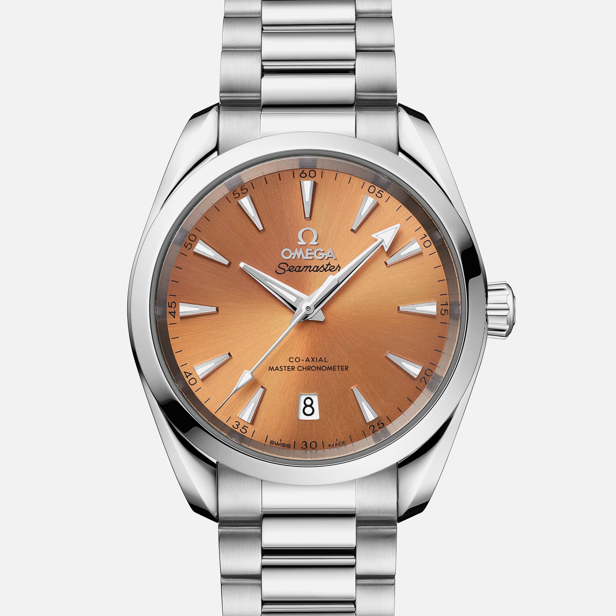 Seamaster Aqua Terra 150m Co-Axial Master Chronometer 38mm 'Saffron' Dial On Bracelet(1:1 replica)