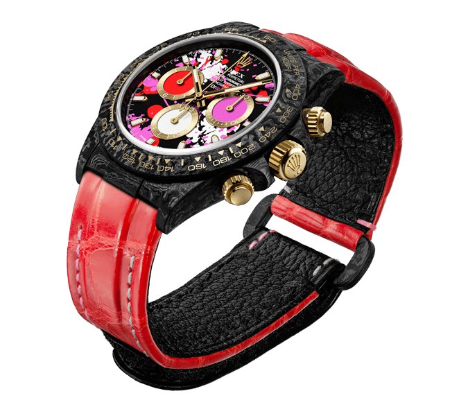 ROLEX Diw Daytona motley red 40mm oyster black(1:1 replica)