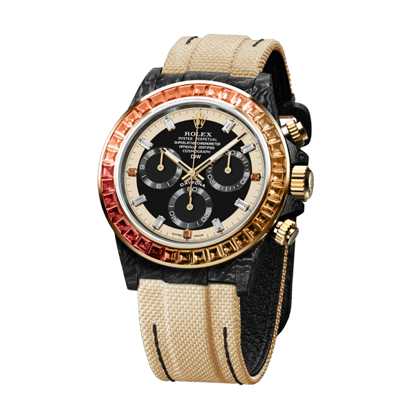 ROLEX Diw Daytona carbon rainbow sunray 40mm carbon(1:1 replica)
