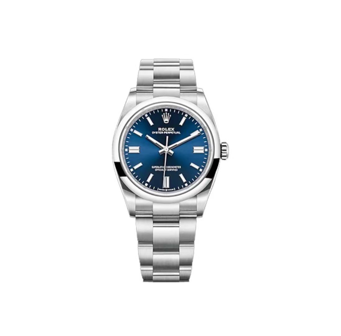 Rolex Oyster Perpetual M126000-0003 Bright Blue Dial 36MM(1:1 replica)