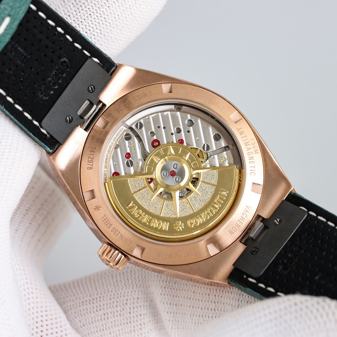 Fake Vacheron Constantin Replica Watch Overseas self-winding 41 MM PINK GOLD 4520V/210R-B967(1:1 replica)