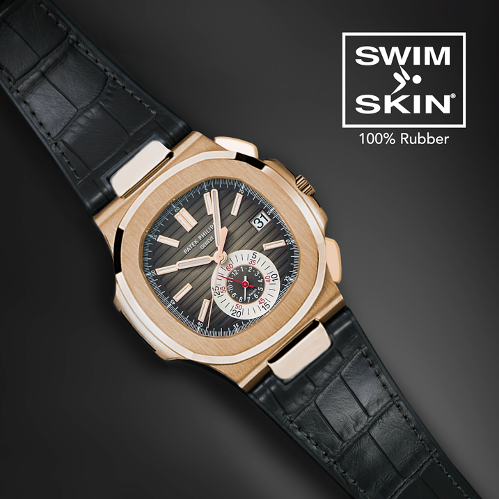 Patek Philippe - Rubber B strap for Nautilus 5980 RG - SwimSkin(1:1 replica)