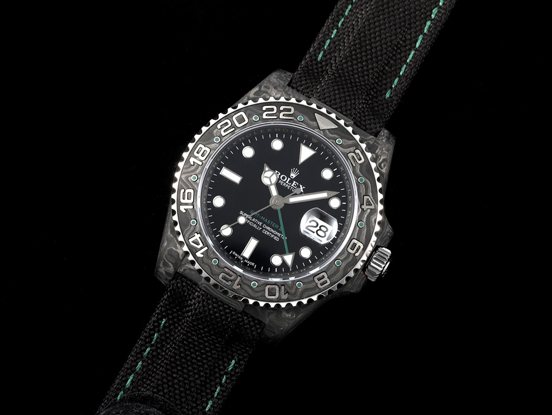 Diw New Rolex Ultra Limited Edition GMT-MASTER II-Carbon Fiber-Black(1:1 replica)
