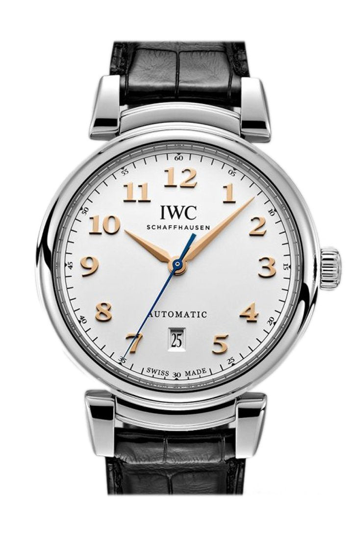 IWC Da Vinci Silver Dial Automatic Leather 40.4mm Men's Watch IW356601(1:1 replica)