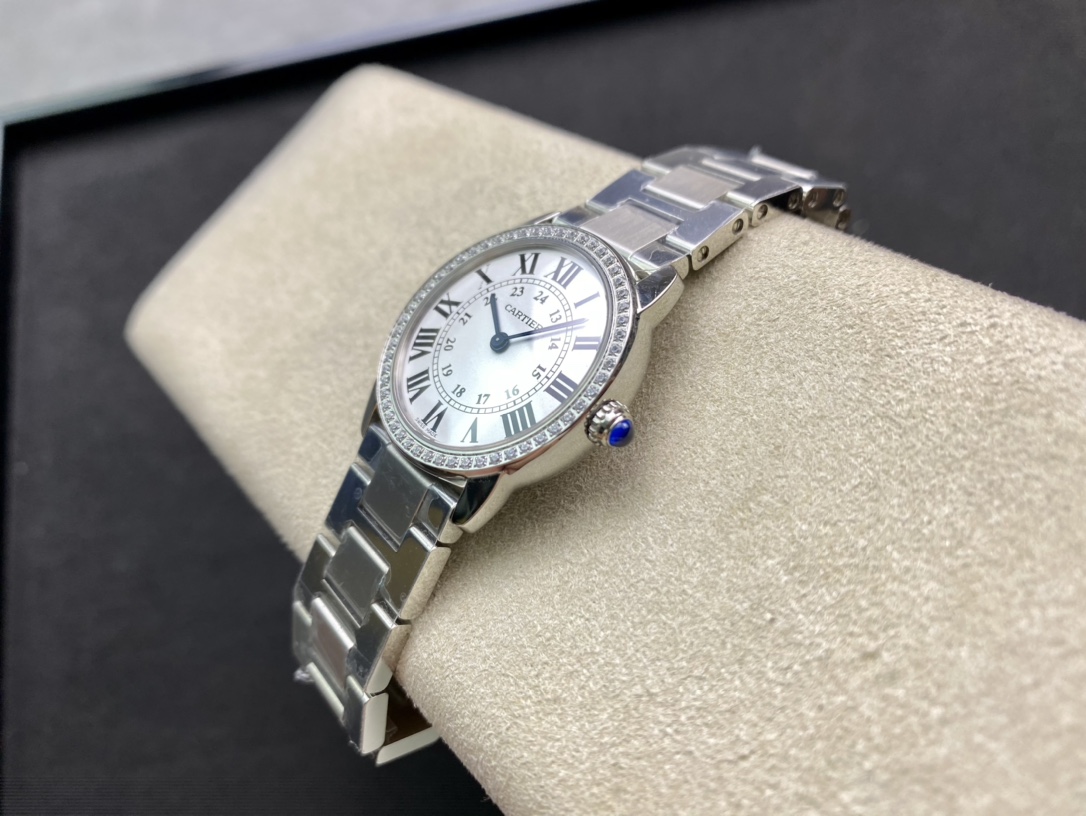 Cartier London Roman Numeral Couple's Watch Small 29.5mm(1:1 replica)