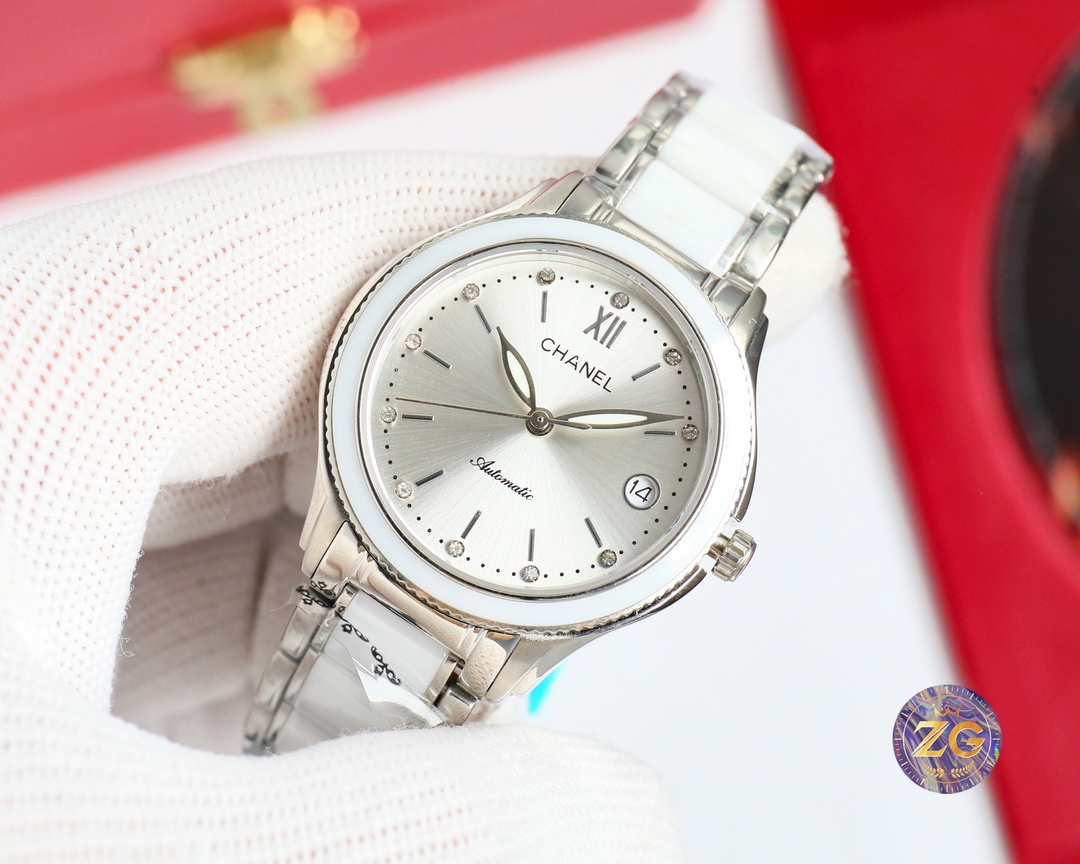CHANEL - Elegant Lady's Watch 33MM - White(1:1 replica)