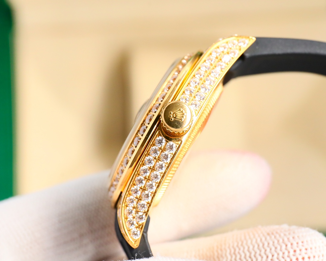 Rolex Logbook Full Luxury Model - Brilliant Roman Dial - 18k Nano-Technology 41MM(1:1 replica)