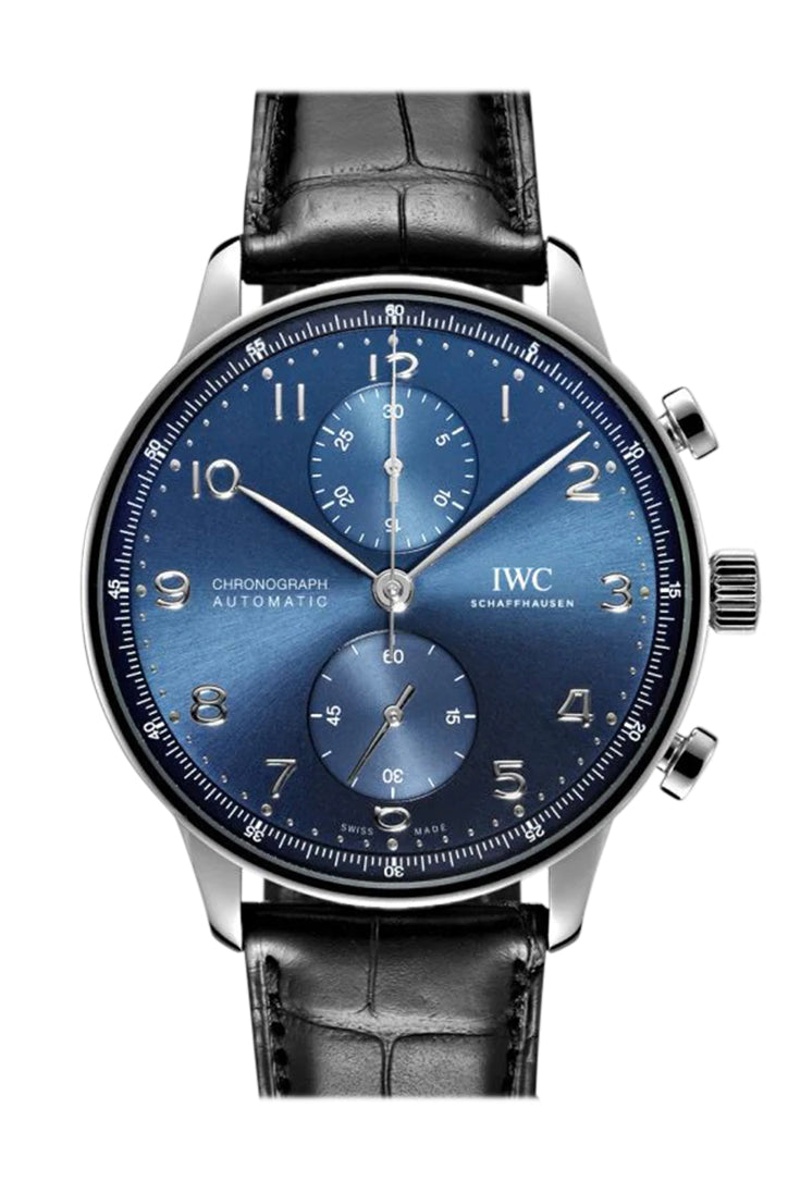 IWC Portuguese Chronograph Automatic Blue Dial Men's Watch IW371606(1:1 replica)
