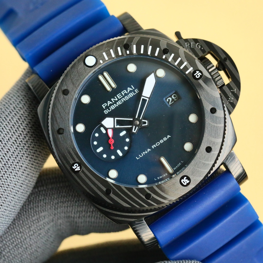 Panerai Submersible Luna Rossa Carbotech™ watch PAM01563(1:1 replica)