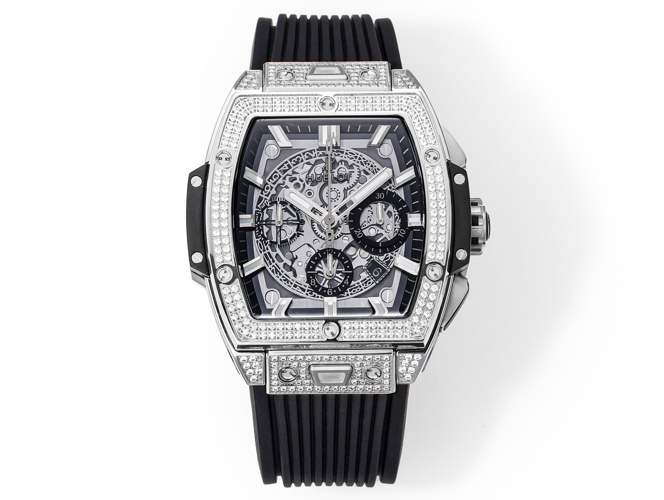 Hublot Spirit of Big Bang Textured Rubber Strap(1:1 replica)