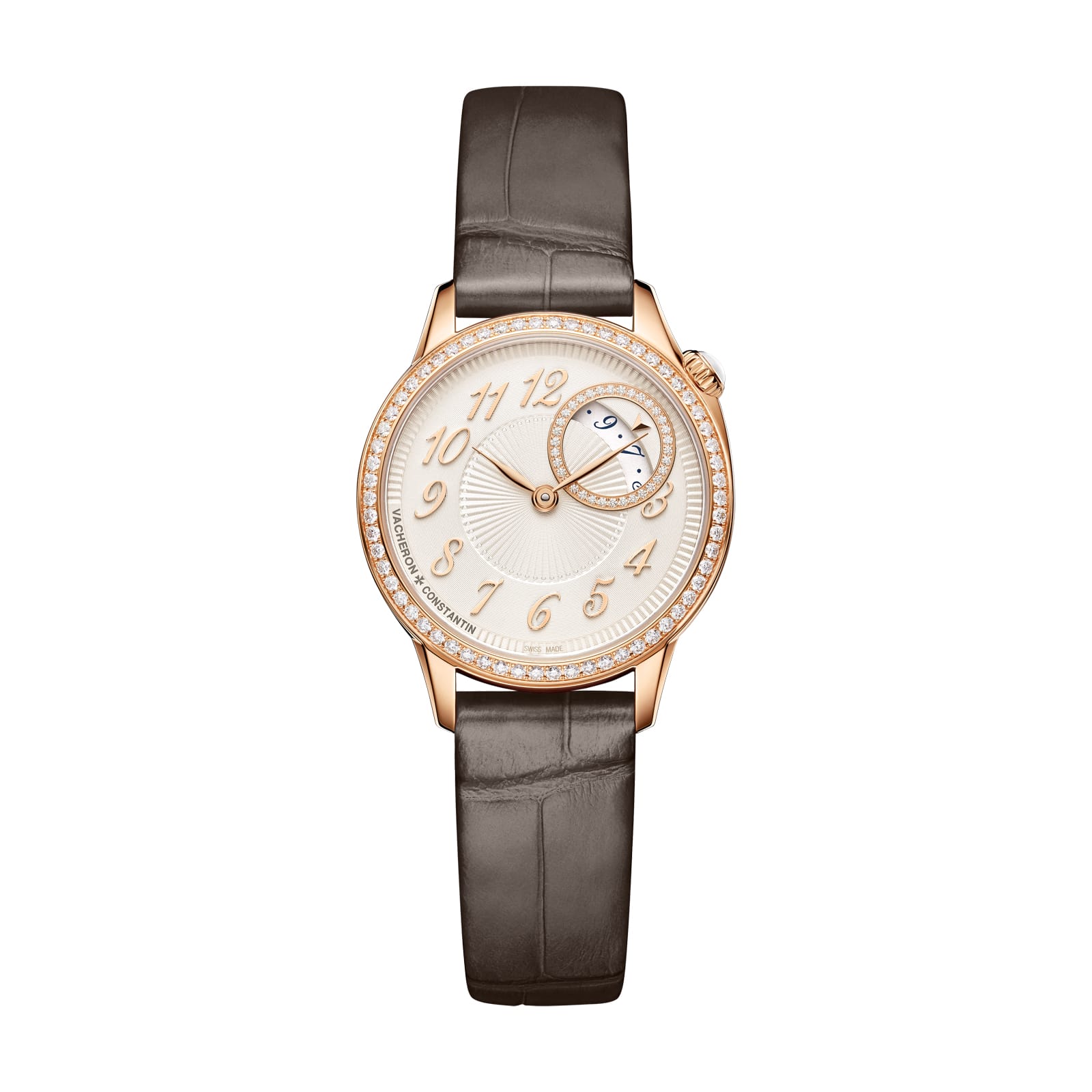 Replica Watches Fake Vacheron Constantin egerie quartz 30 MM PINK GOLD(1:1 replica)