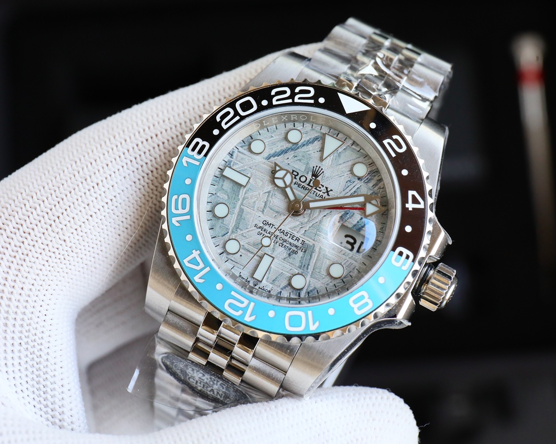 Rolex GMT Masterll Greenwich Materoite Semi Swiss ETA Automatic Watch(1:1 replica)