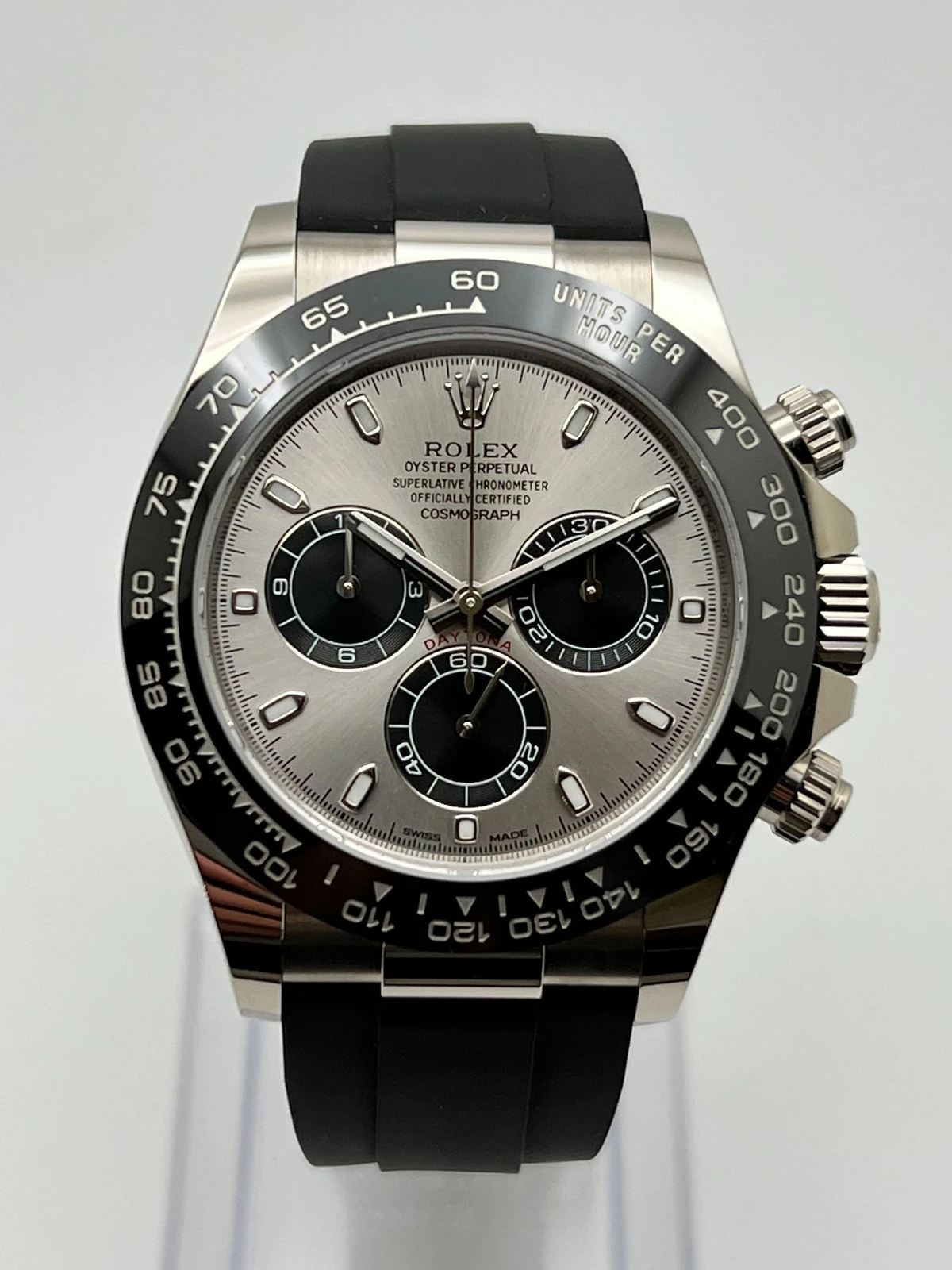 Rolex Cosmograph Daytona 40mm, 18k White Gold, Ref# 126519ln-0006(1:1 replica)