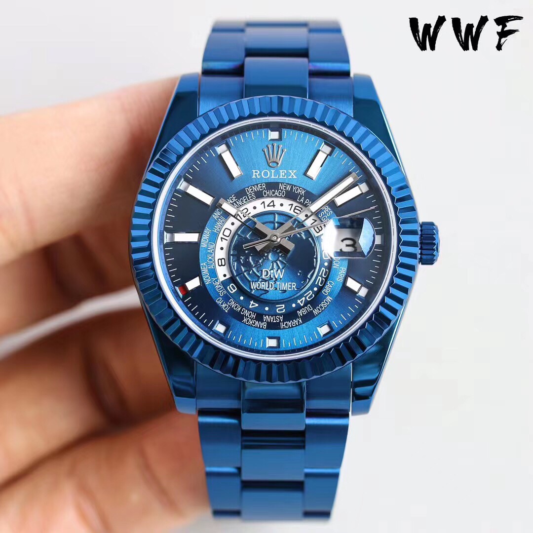 Rolex Skywalker ROLEX Series - DIW Modified - 40MM - Dark Blue(1:1 replica)