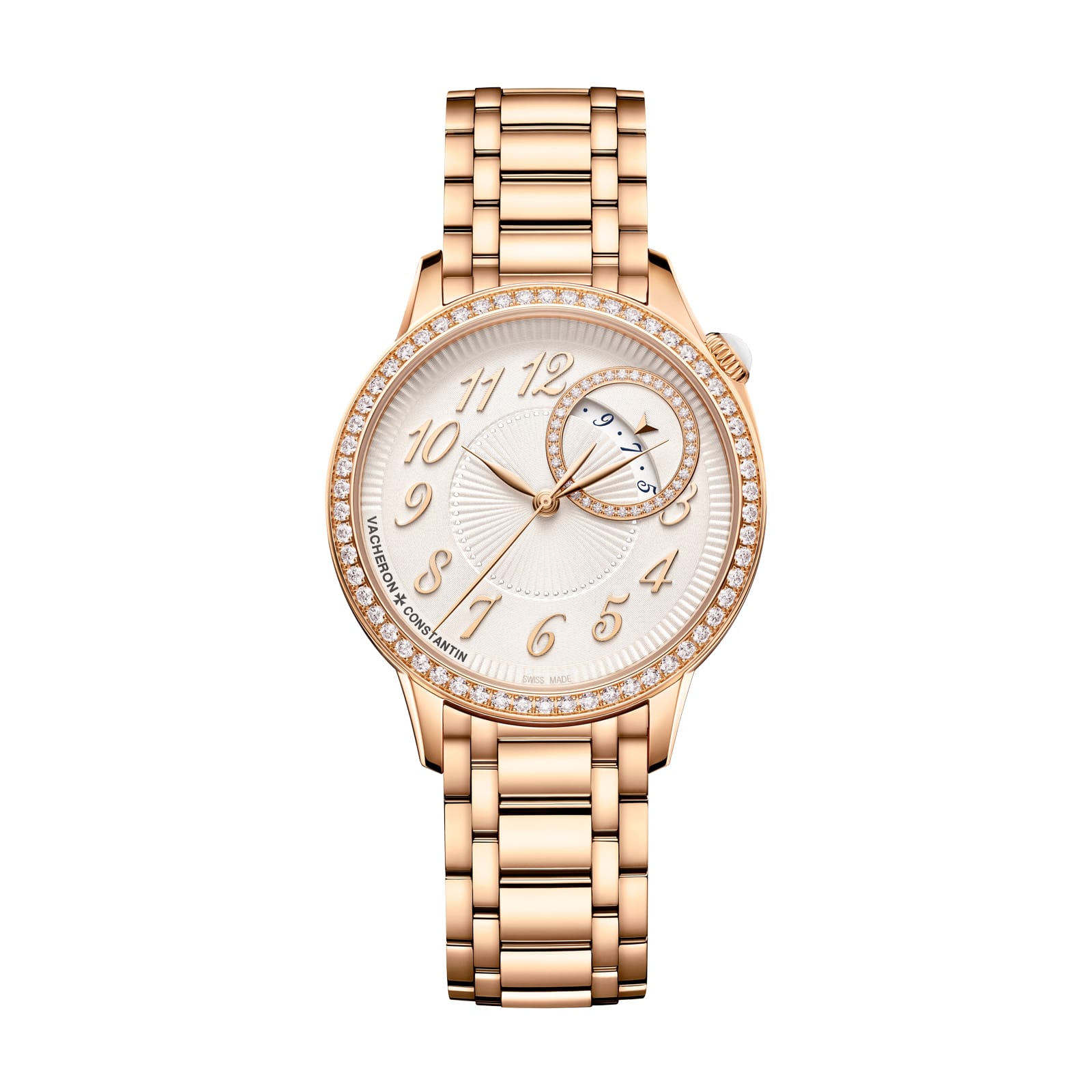 Replica Watches Fake Vacheron Constantin egerie self-winding 35 MM PINK GOLD(1:1 replica)