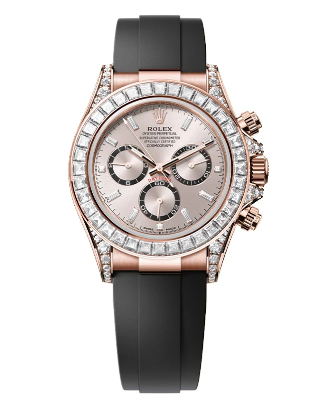Rolex Cosmograph Daytona Oyster, 40 mm, Everose gold and diamondsReference 126535TBR(1:1 replica)