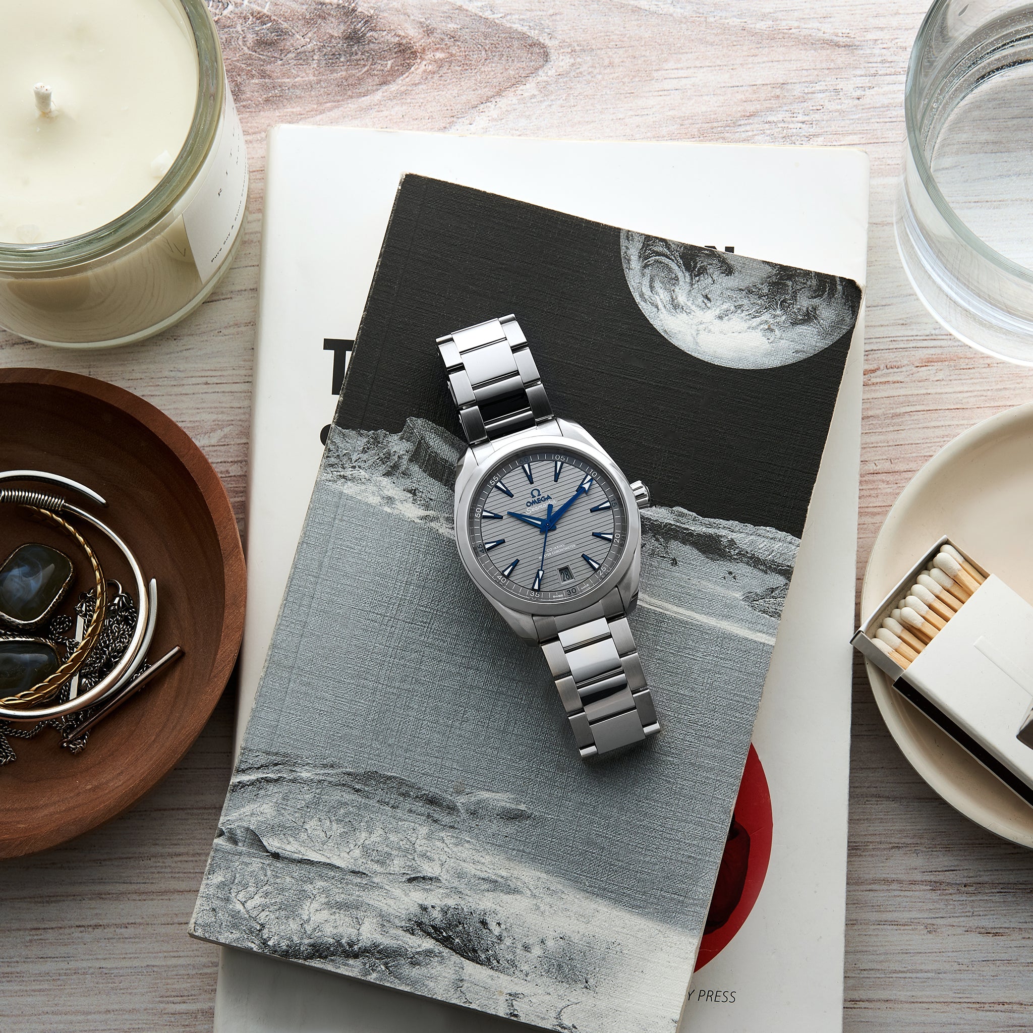 Seamaster Aqua Terra 150M Co-Axial Master Chronometer 41mm Grey Dial On Bracelet(1:1 replica)