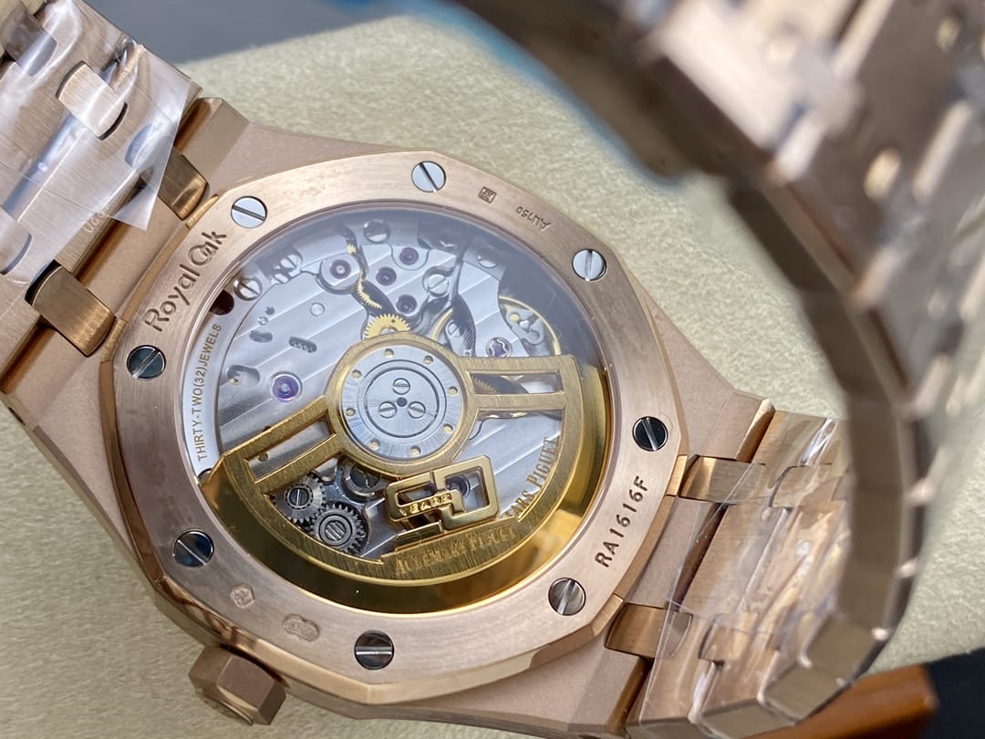 Audemars Piguet Replica AP Watch Royal Oak Selfwinding “50th Anniversary” 41mm Rose Gold Blue Dial 15510OR.OO.1320OR.01-APS(1:1 replica)