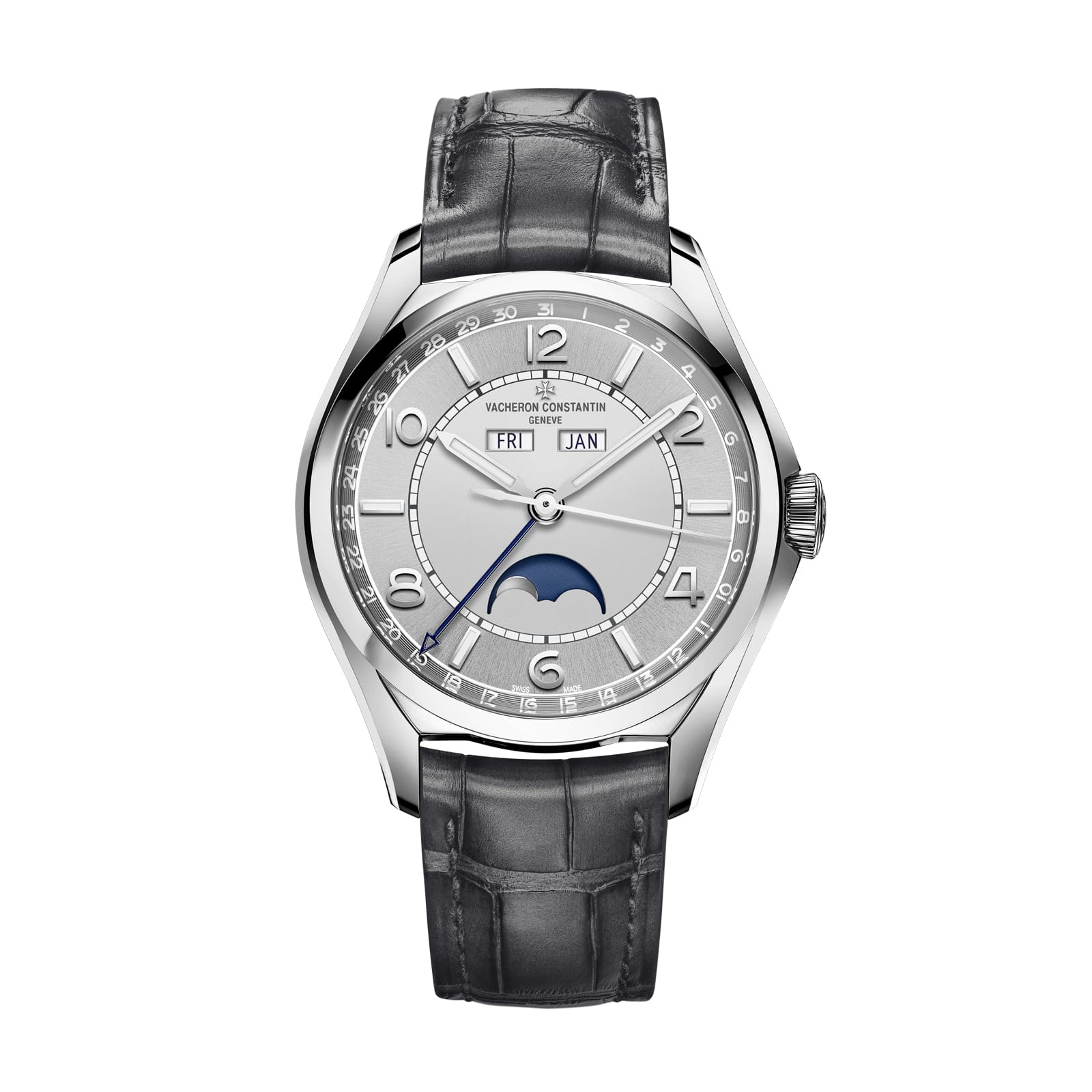 Replica Watches Fake Vacheron Constantin Fiftysix complete calendar 40 MM STEEL(1:1 replica)