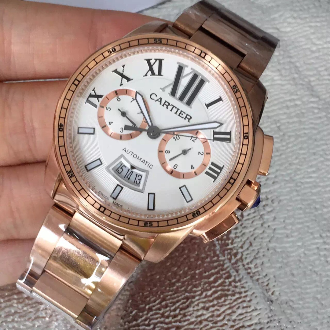 Cartier Calibre Chronograph Men's Watch(1:1 replica)