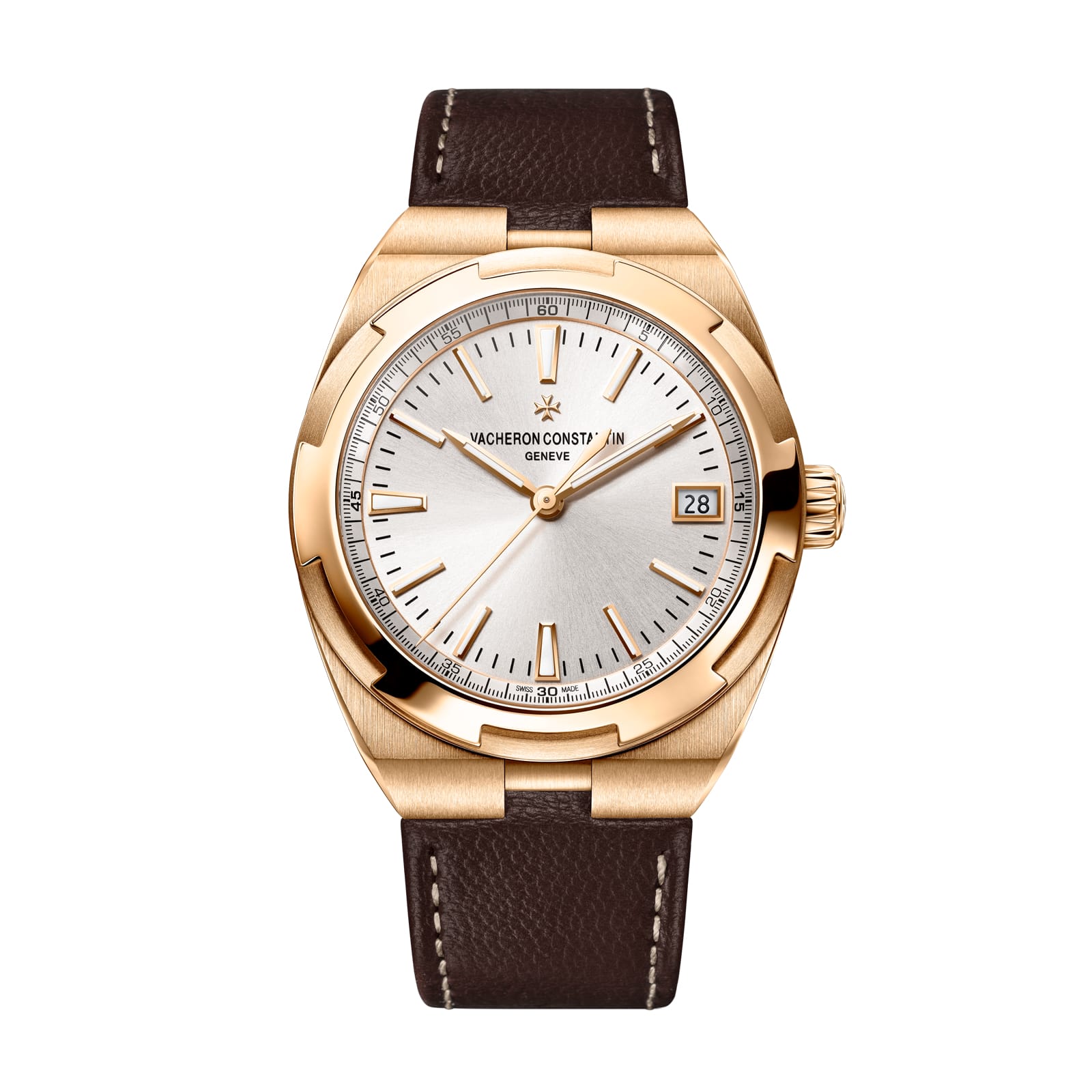 Replica Watches Fake Vacheron Constantin Overseas self-winding 41 MM PINK GOLD(1:1 replica)
