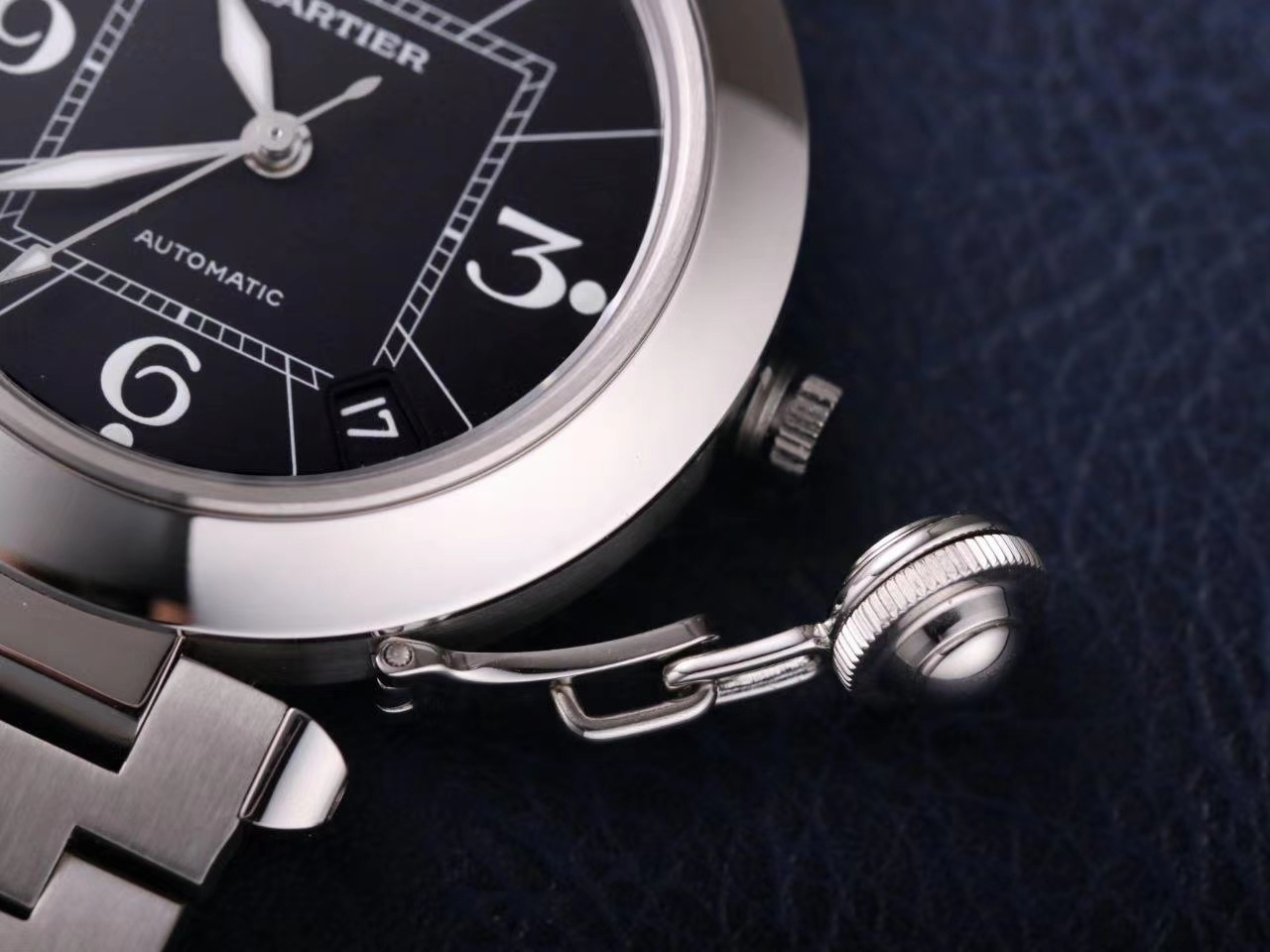 Cartier Pasha W31074M7 Ladies Automatic - Black(1:1 replica)