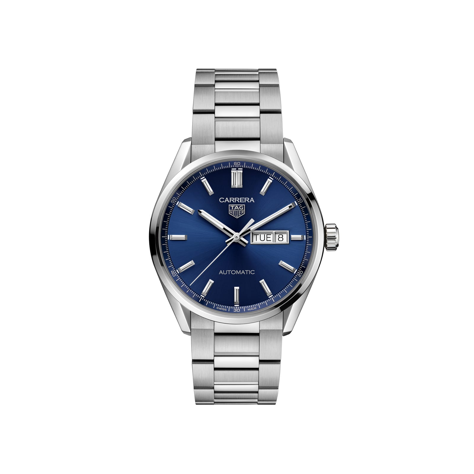 TAG Heuer Replica Watch Carrera Day-Date Automatic 41 mm Steel(1:1 replica)