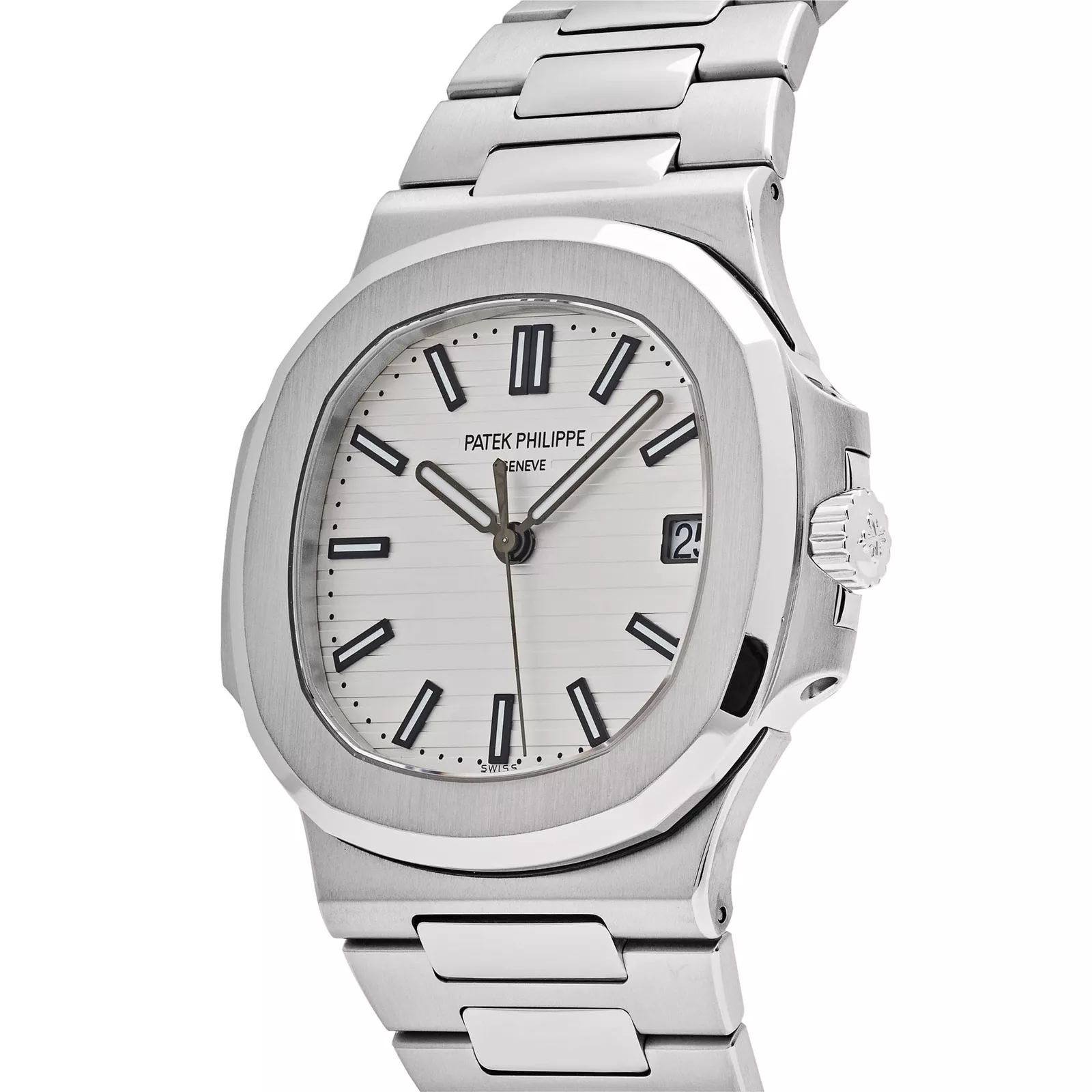 Patek Philippe Nautilus Gold White Dial Mens Watch 5711/1A-011(1:1 replica)