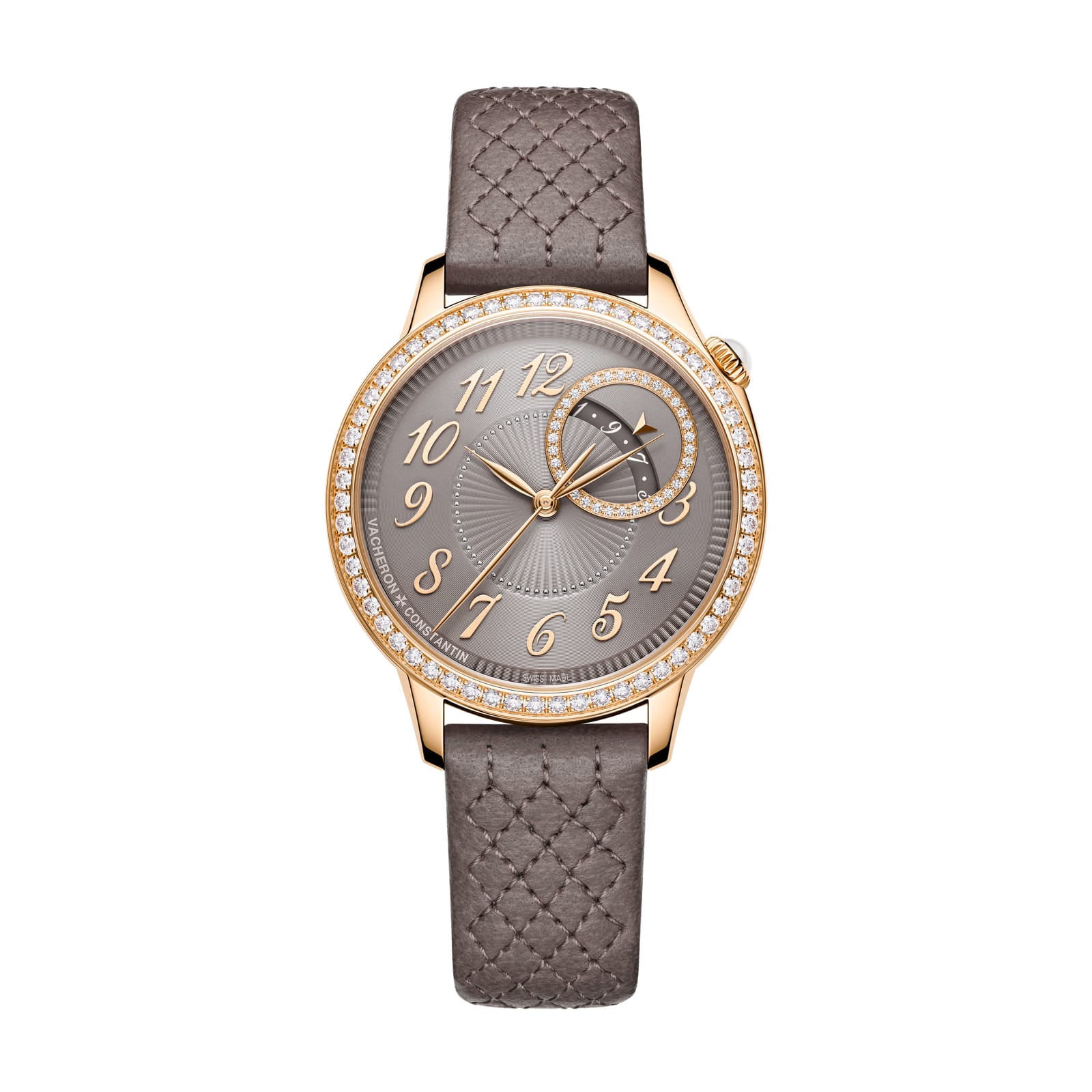 Replica Watches Fake Vacheron Constantin egerie self-winding 35 MM PINK GOLD(1:1 replica)