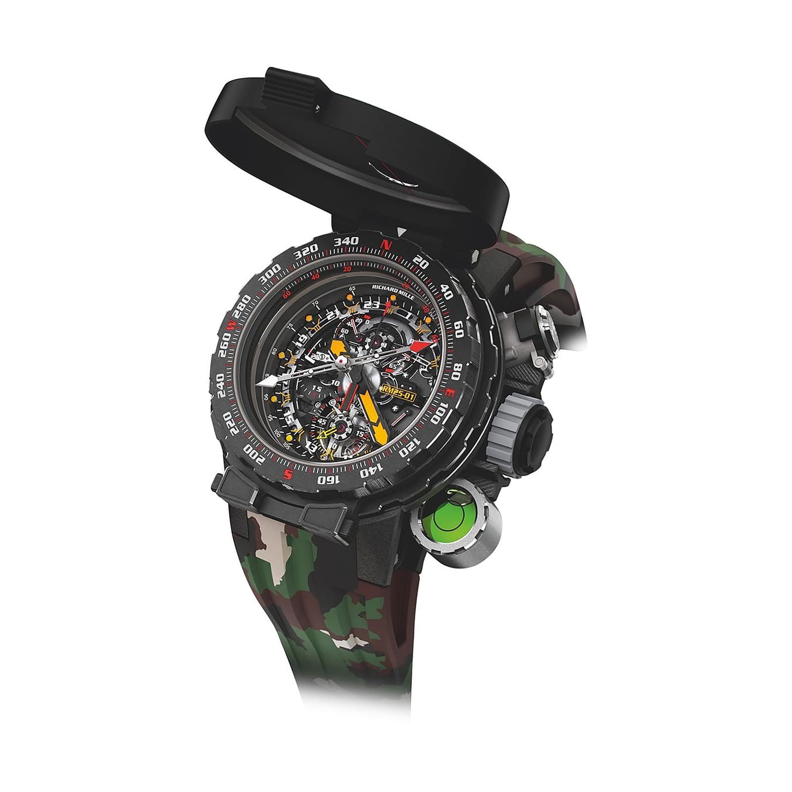 Fake Richard Mille Replica Watch RM 25-01 Tourbillon Adventure Sylvester Stallone(1:1 replica)