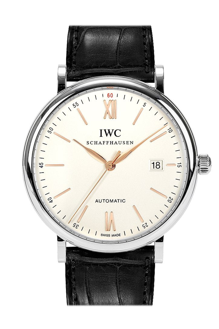 IWC Portofino Automatic Silver-plated Dial Men's Watch IW356517(1:1 replica)