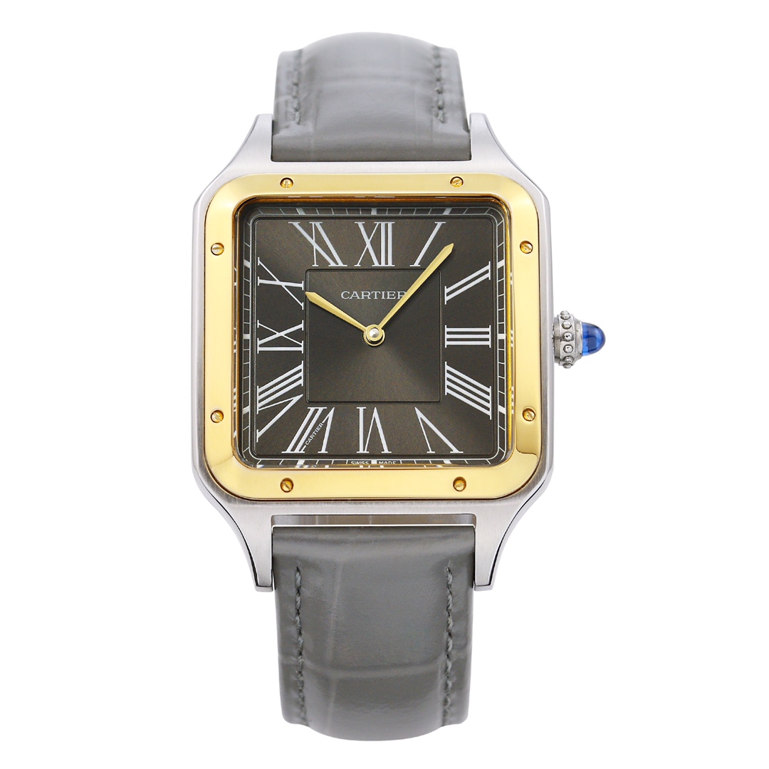 Cartier Santos Dumont Women's 44mm Couple's Watch - Gold Grey(1:1 replica)