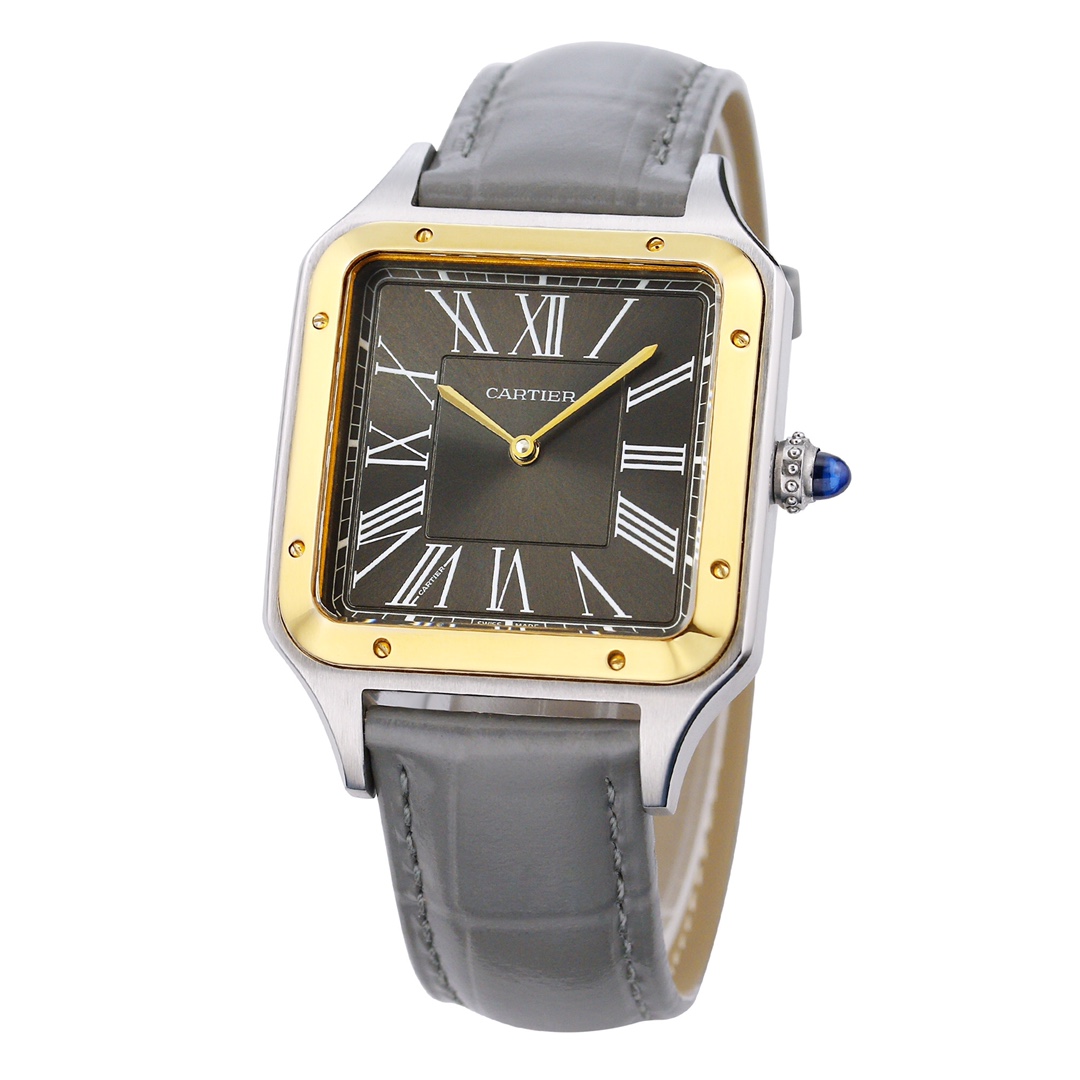 Cartier Santos Dumont Women's 44mm Couple's Watch - Gold Grey(1:1 replica)
