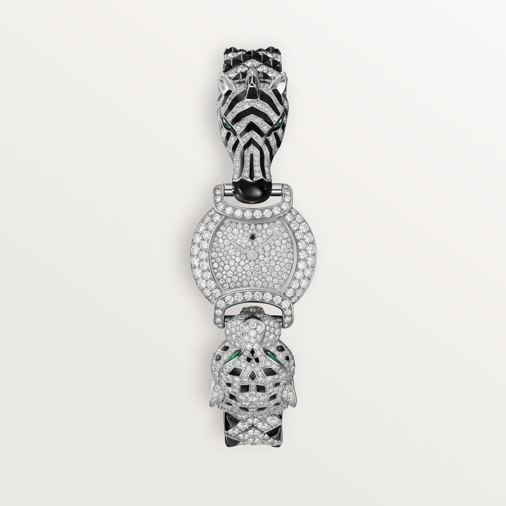 Indomptables de Cartier zebra fake cartier watch motif 22(1:1 replica)