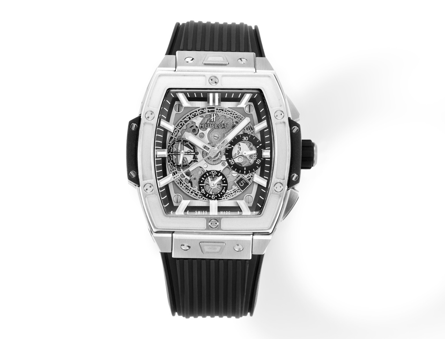 Hublot Spirit of Big Bang Textured Rubber Strap(1:1 replica)