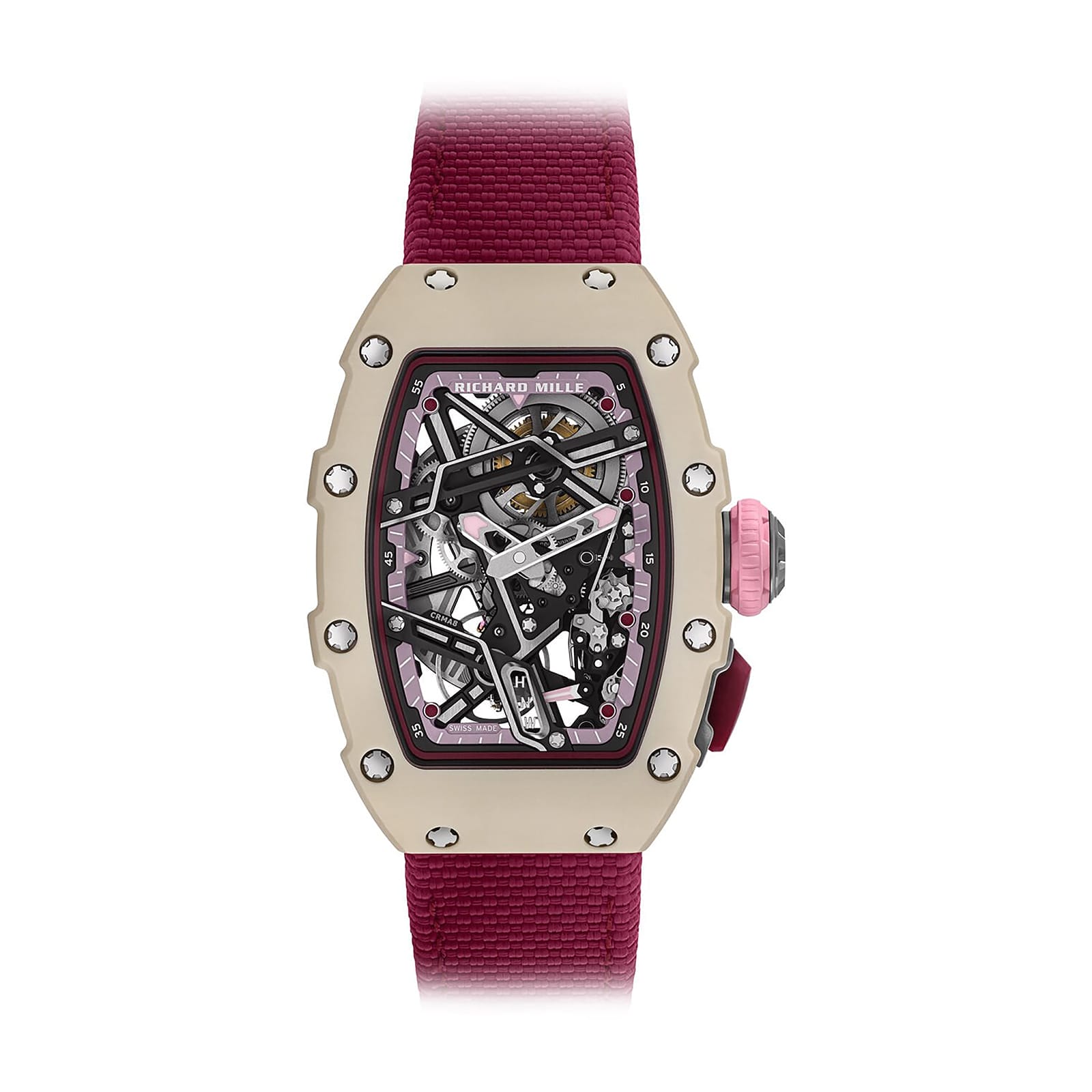 Fake Richard Mille Replica Watch RM 07-04 Automatic Winding Sport Creamy White(1:1 replica)