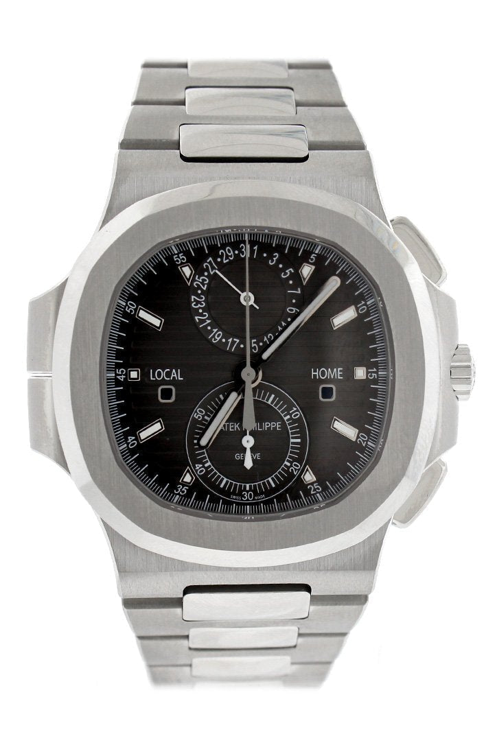 Patek Philippe Nautilus Travel Time Chronograph Stainless Steel Automatic Men's Watch 5990-1A-001(1:1 replica)