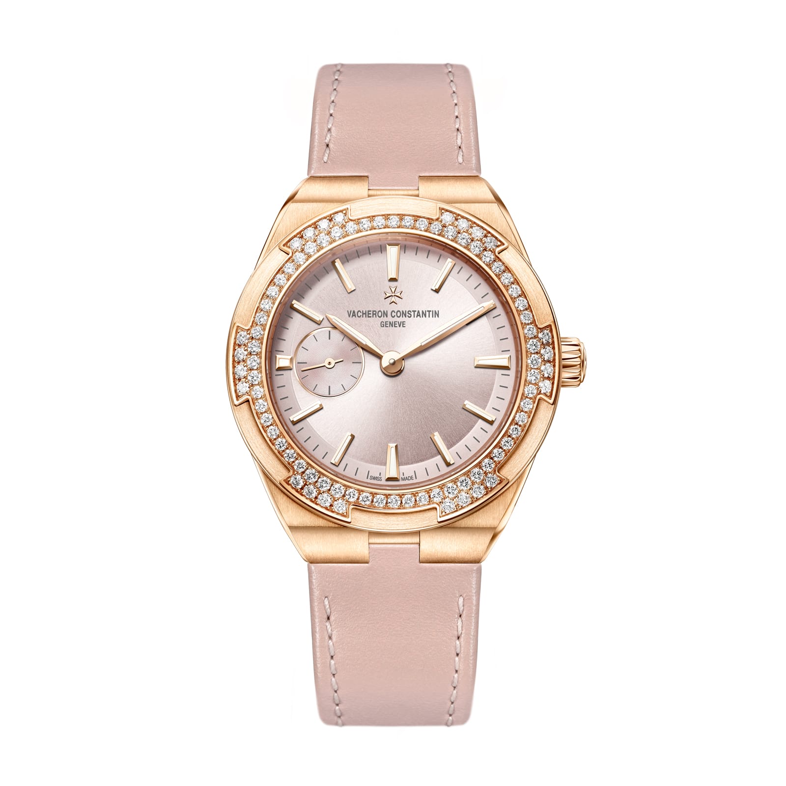 Replica Watches Fake Vacheron Constantin Overseas self-winding 37 MM PINK GOLD(1:1 replica)