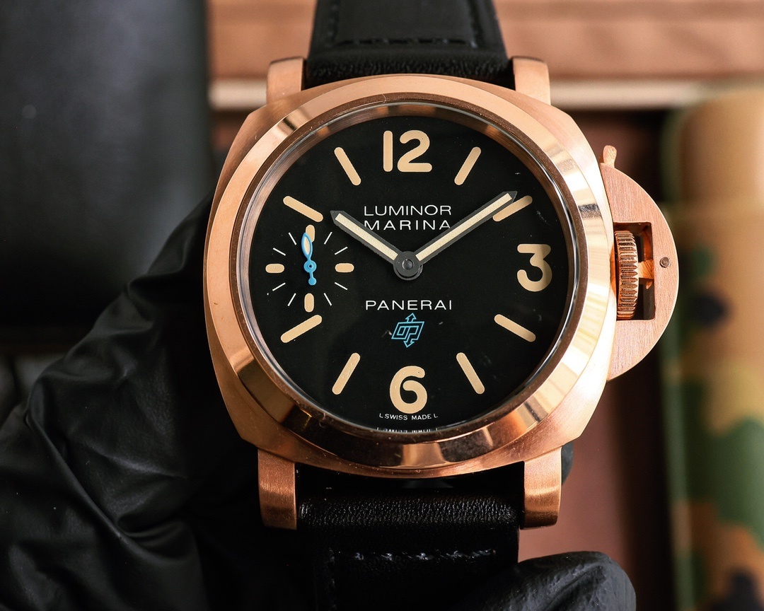 Panerai Luminor Marina 8 Days Manual-winding Black Dial 44 mm Men's Watch PAM00510(1:1 replica)
