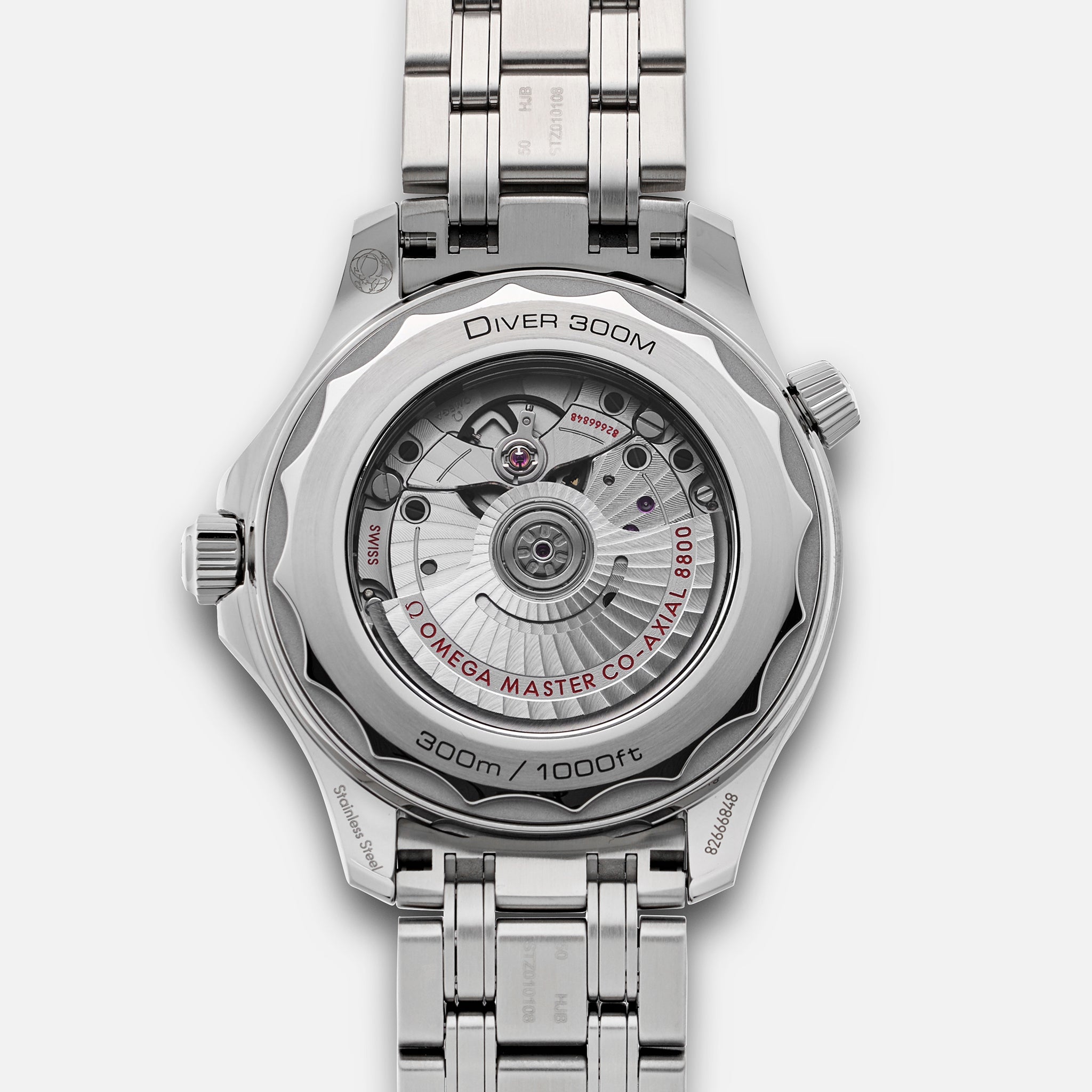 Seamaster Diver 300M Co-Axial Master Chronometer 42mm Grey Dial On Bracelet(1:1 replica)