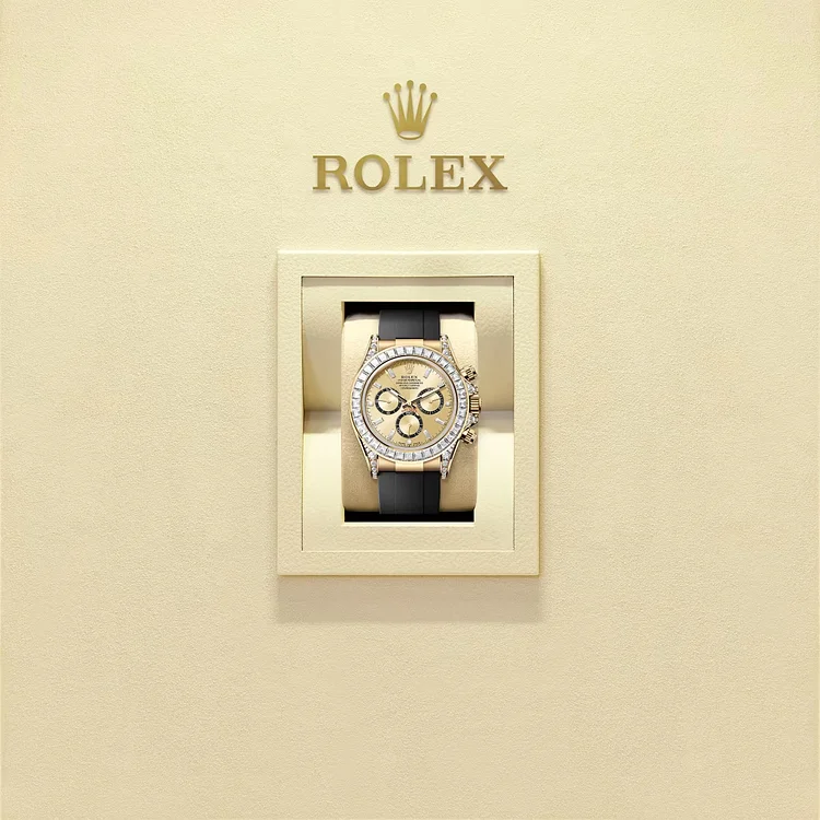Rolex Cosmograph Daytona Oyster, 40 mm, yellow gold and diamondsReference 126538TBR(1:1 replica)