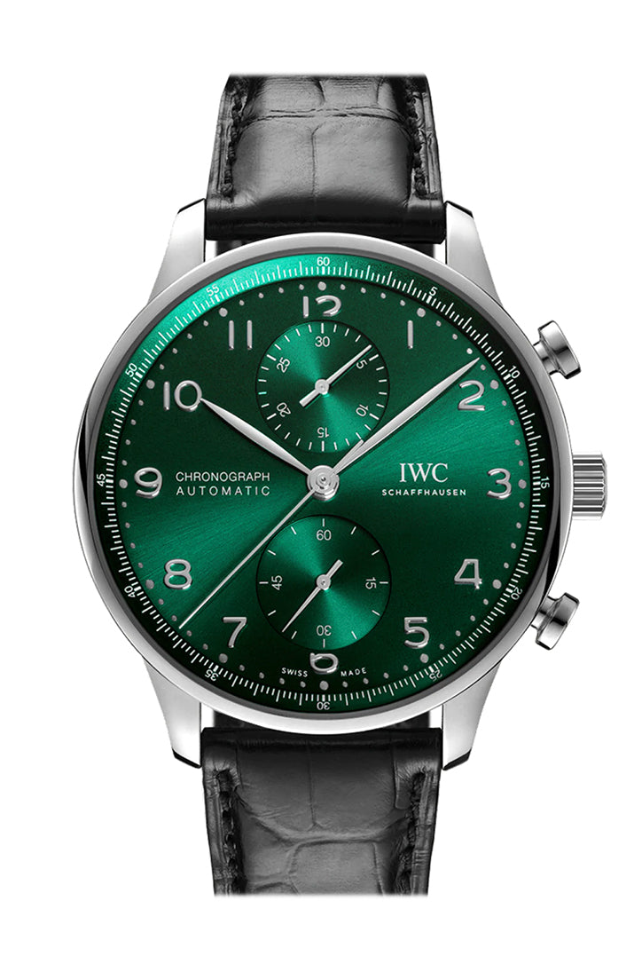 IWC Portuguese Green Dial Stainless steel Watch IW371615(1:1 replica)