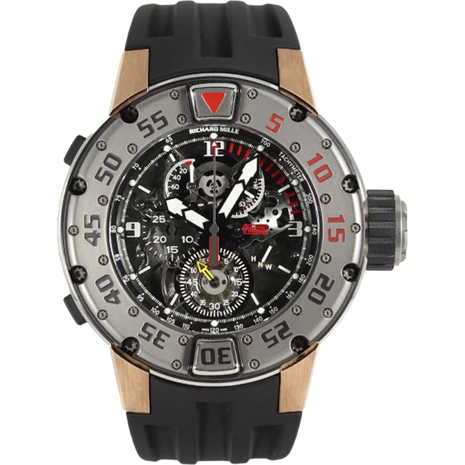 Richard Mille Replica Watch RM 025 Manual Winding Tourbillon Chronograph 50Mm(1:1 replica)