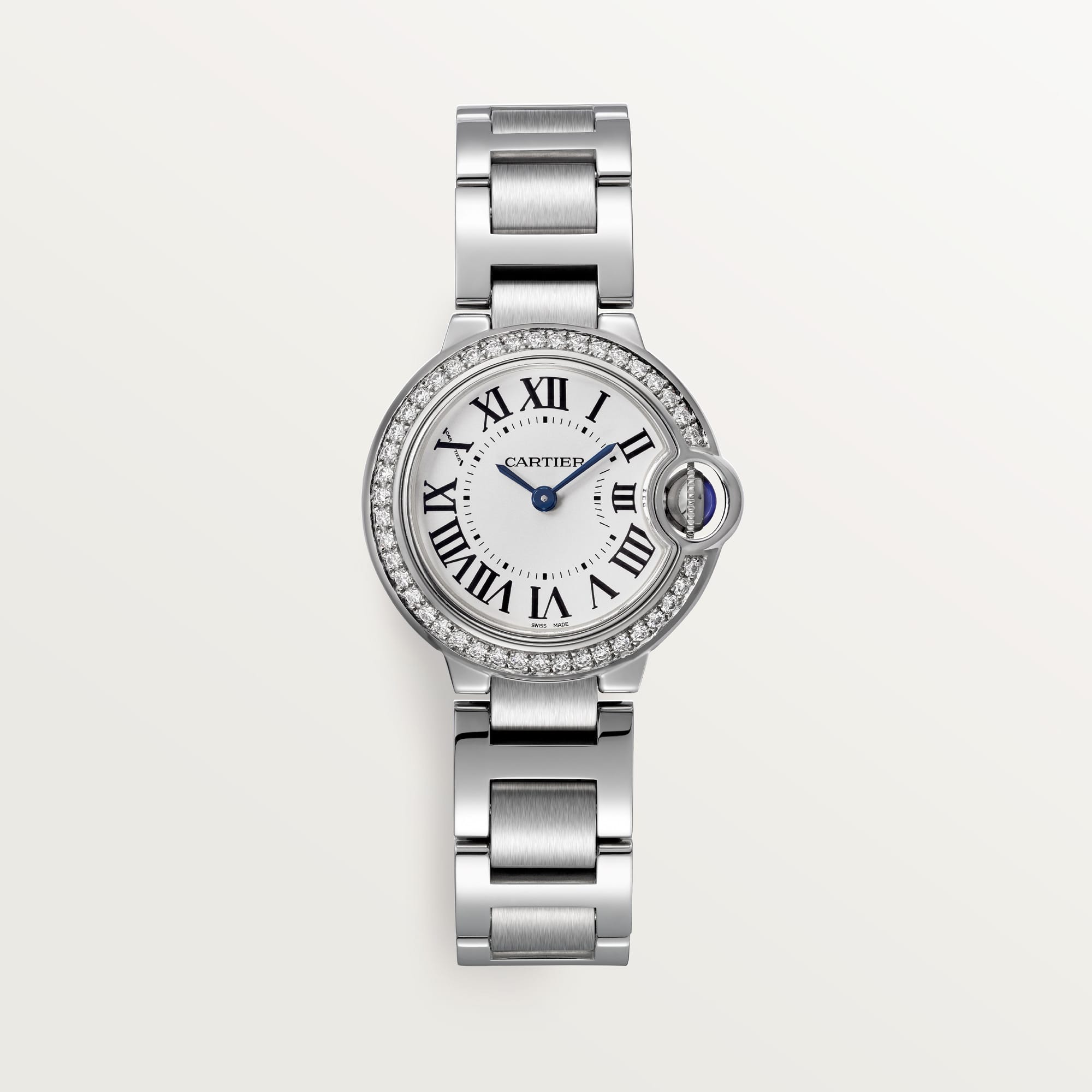 Ballon Bleu de fake cartier watch 28 mm quartz movement(1:1 replica)