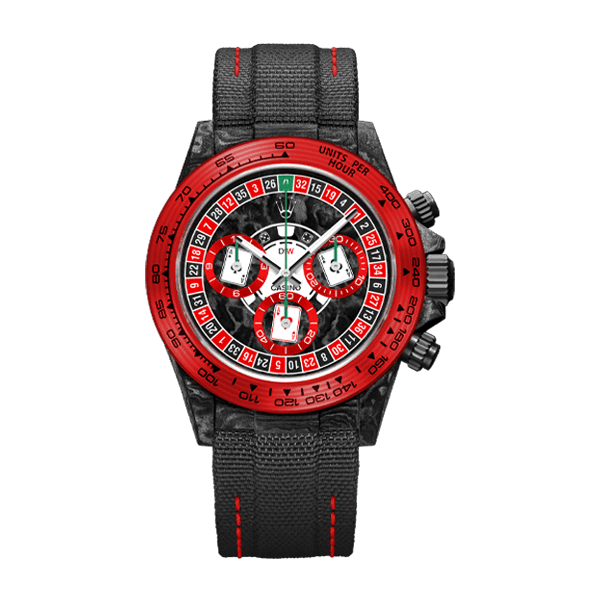 ROLEX Diw Daytona carbon lucky player 2 (casino v.2) 40mm oyster black(1:1 replica)