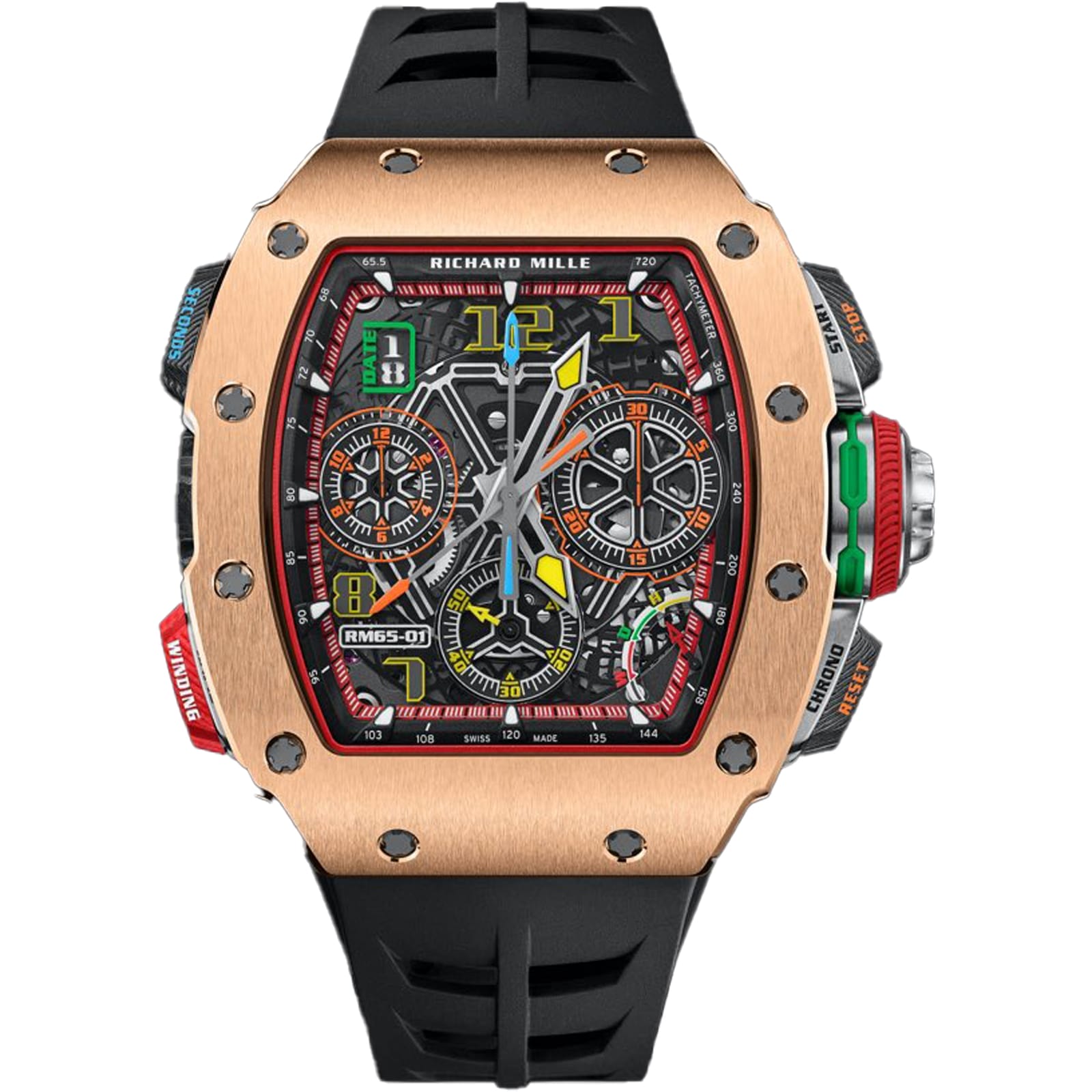 Richard Mille Replica Watch RM 65-01 Automatic Winding Split-Seconds Chronograph(1:1 replica)
