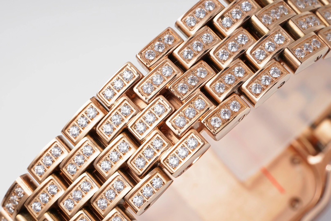 Cartier Cheetah Full of Diamonds Ladies' 37MM-Rose Gold(1:1 replica)