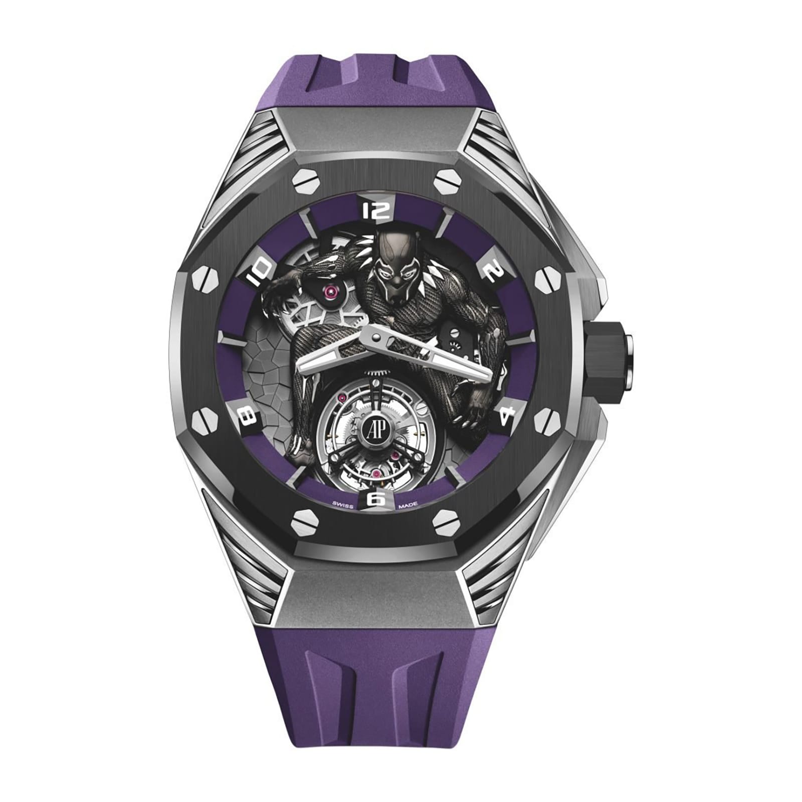 Audemars Piguet Replica Watch Royal Oak Concept “Black Panther” Flying Tourbillon(1:1 replica)