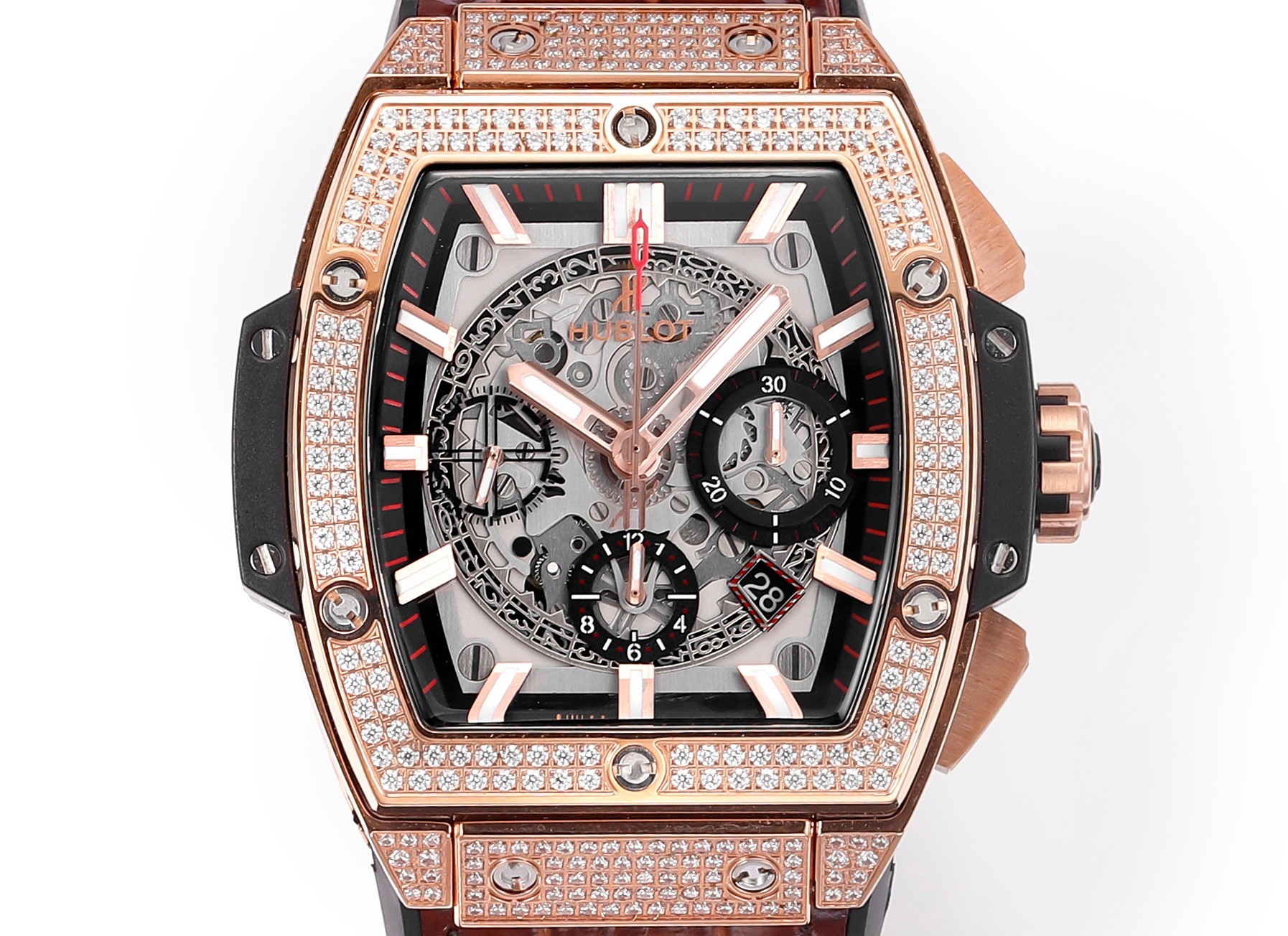 Hublot SPIRIT OF BIG BANG Chronograph, 45 mm Textured rubber strap(1:1 replica)